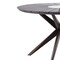 Armen Living Sachi Outdoor Dark Eucalyptus Wood and Concrete Round Dining Table 840254333352 - alternate 2